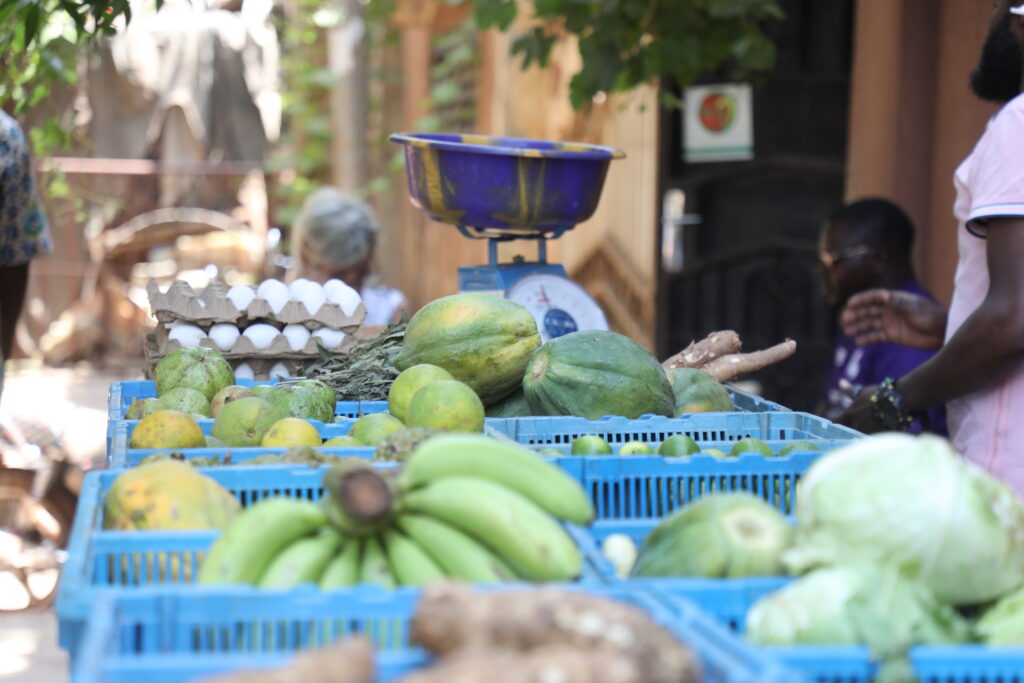 Photo d'un stand de marché RESAPAC